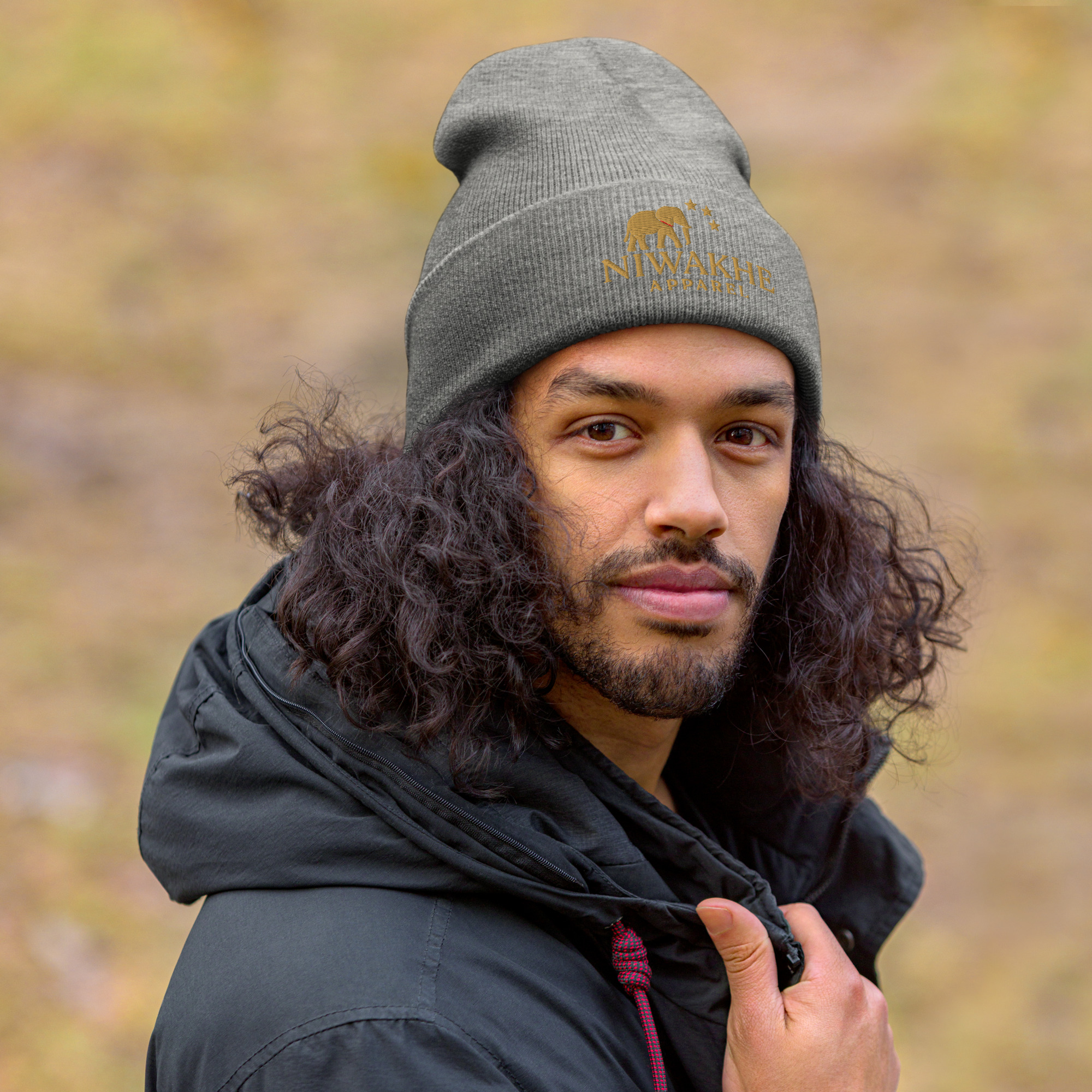 Niwakhe Signature - Cuffed Beanie - Gold - Image 5