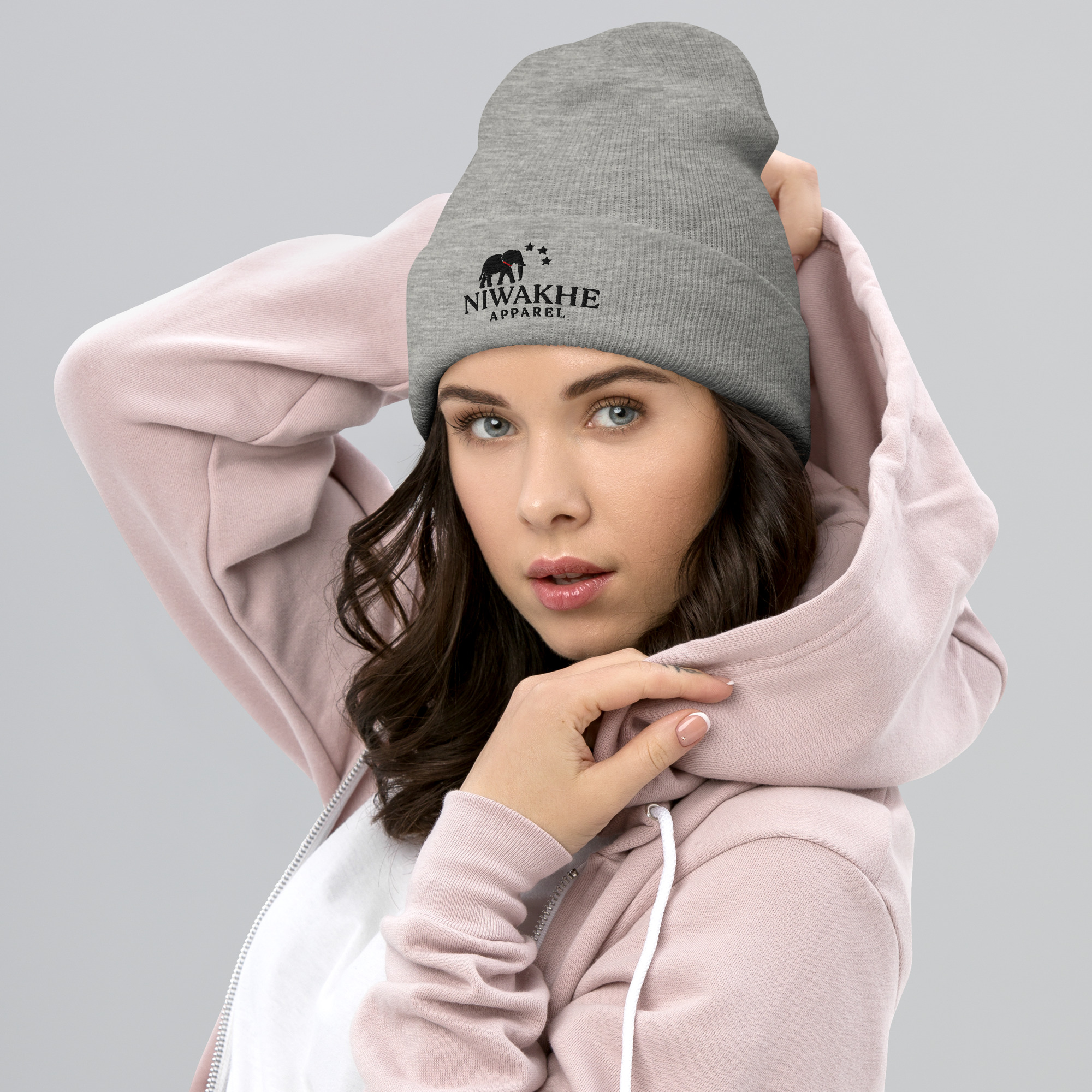 Niwakhe Signature - Cuffed Beanie - Black - Image 3