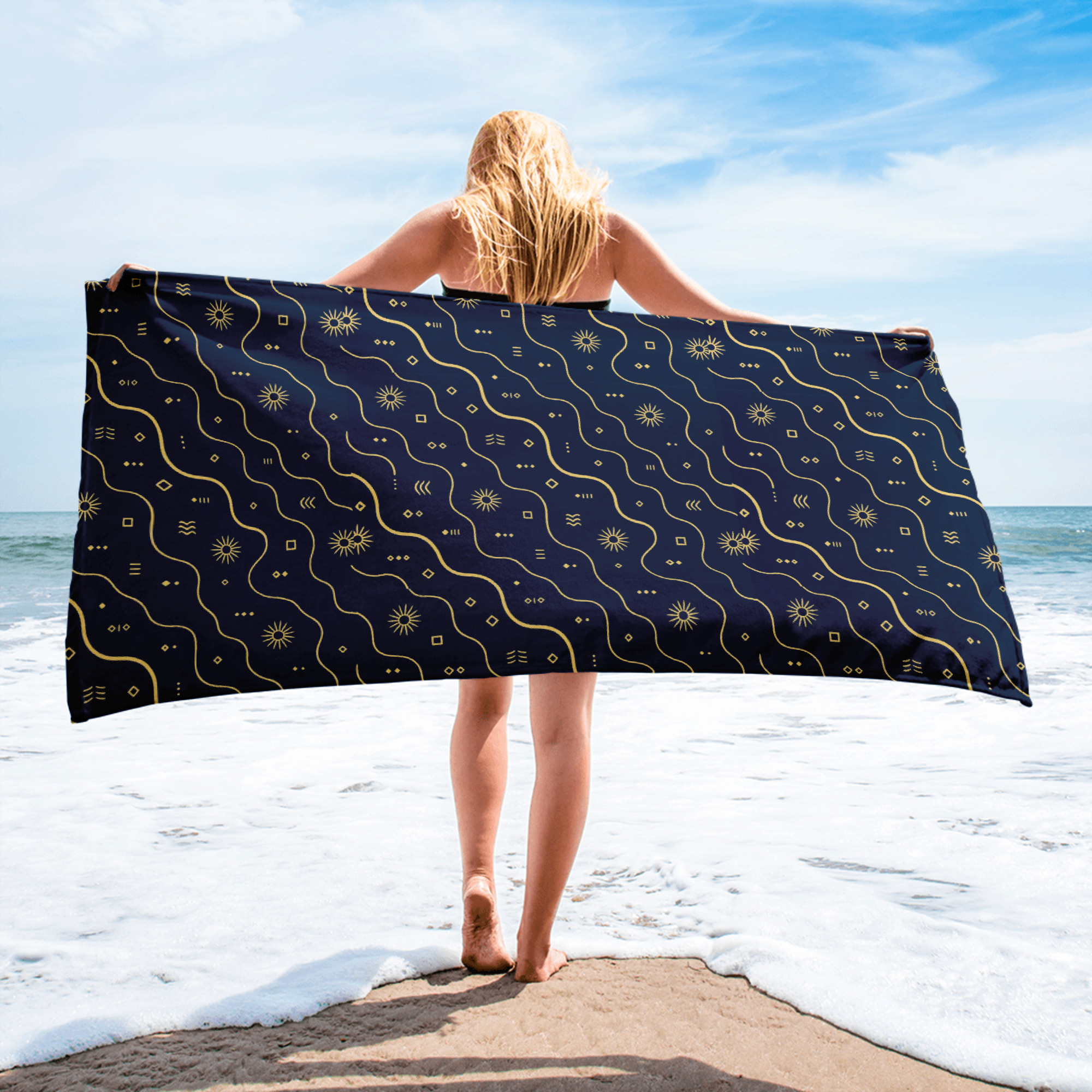 Niwakhe: Aqua Wave – Towel - Image 10